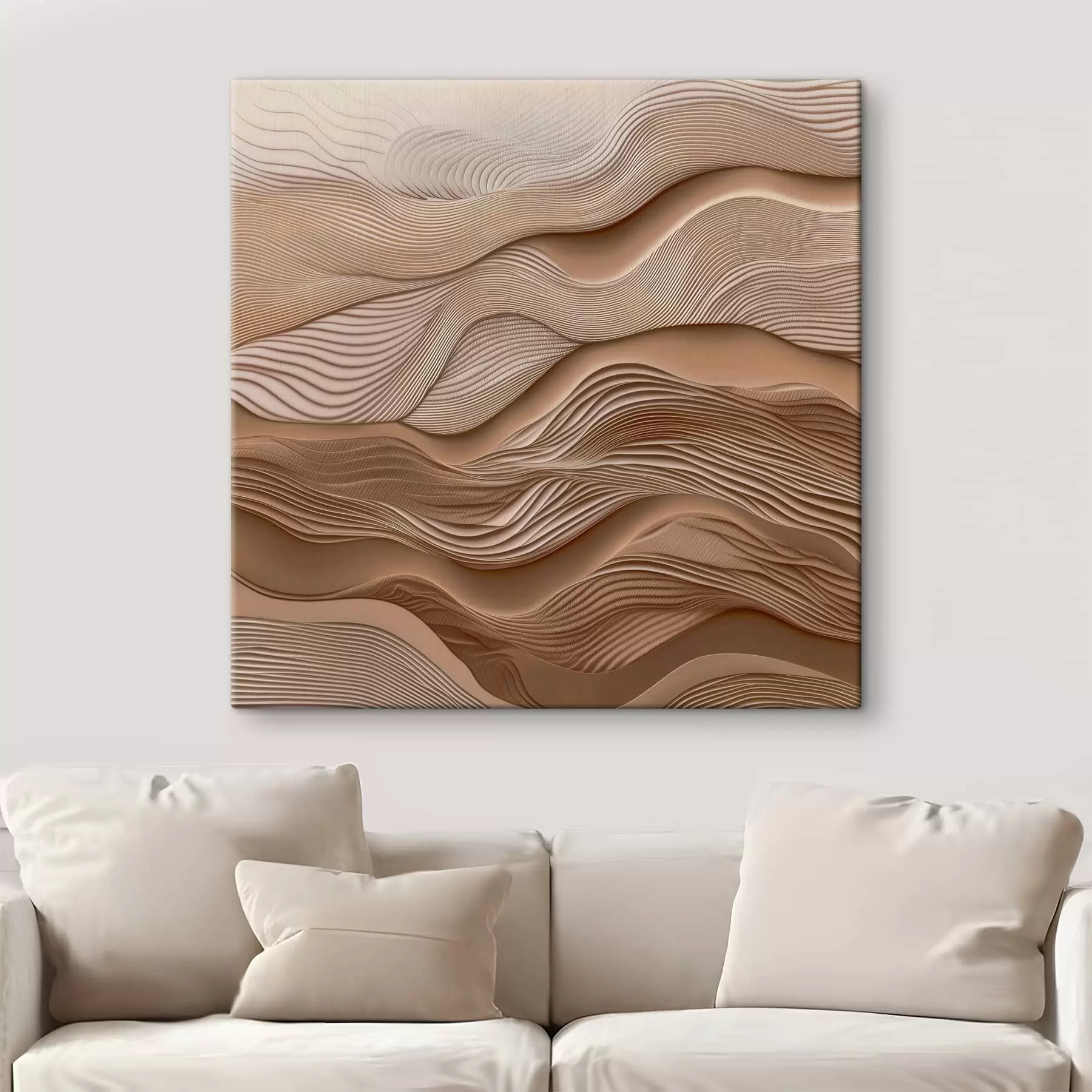 carta da parati Onde astratte con imitazione della consistenza nr. s41358