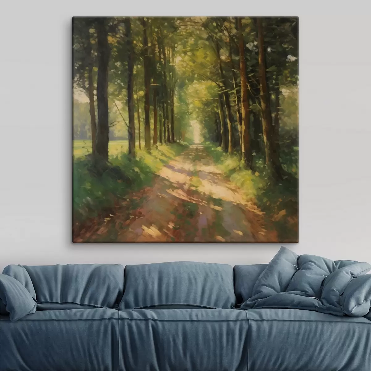 carta da parati Strada forestale alla luce del sole nr. s41497