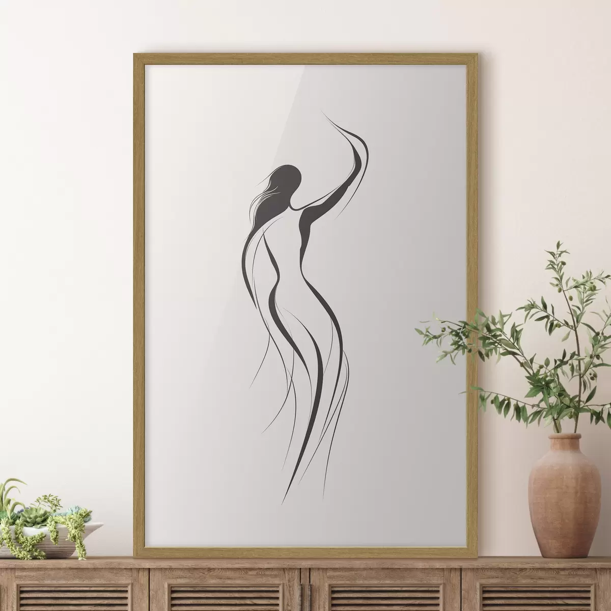Poster Astrazione danzante f41487