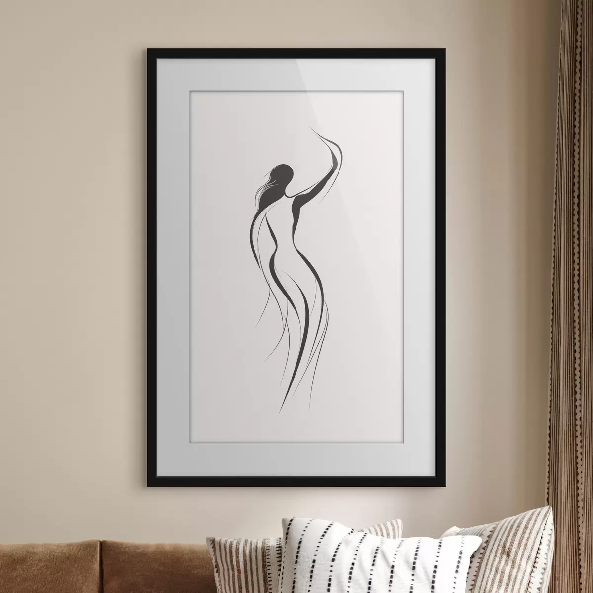 Poster Astrazione danzante f41487