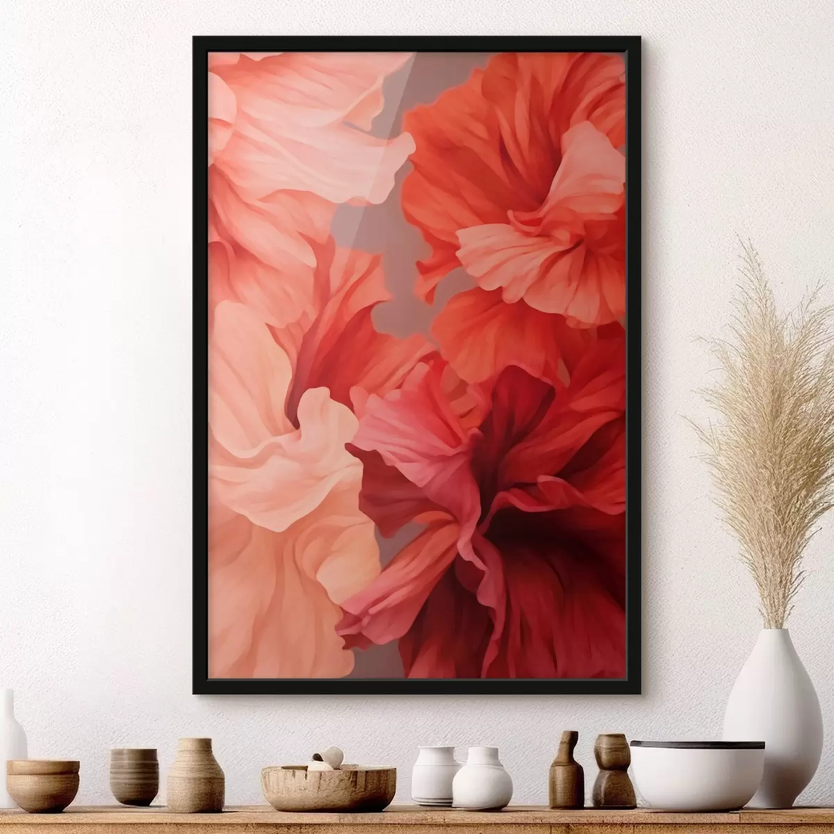 Poster Papaveri rossi caldi f41488