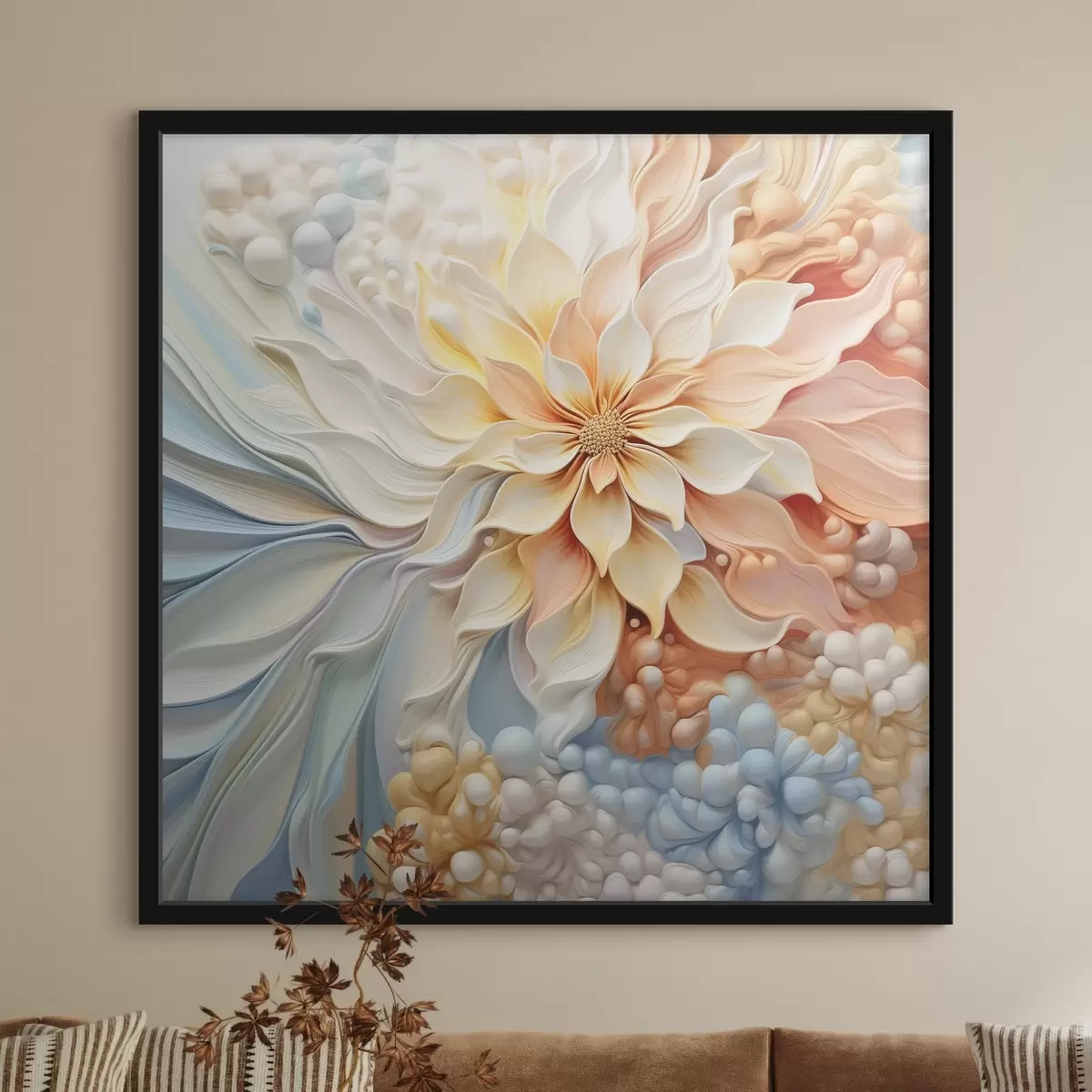 Poster Fiore grande volumetrico f41552