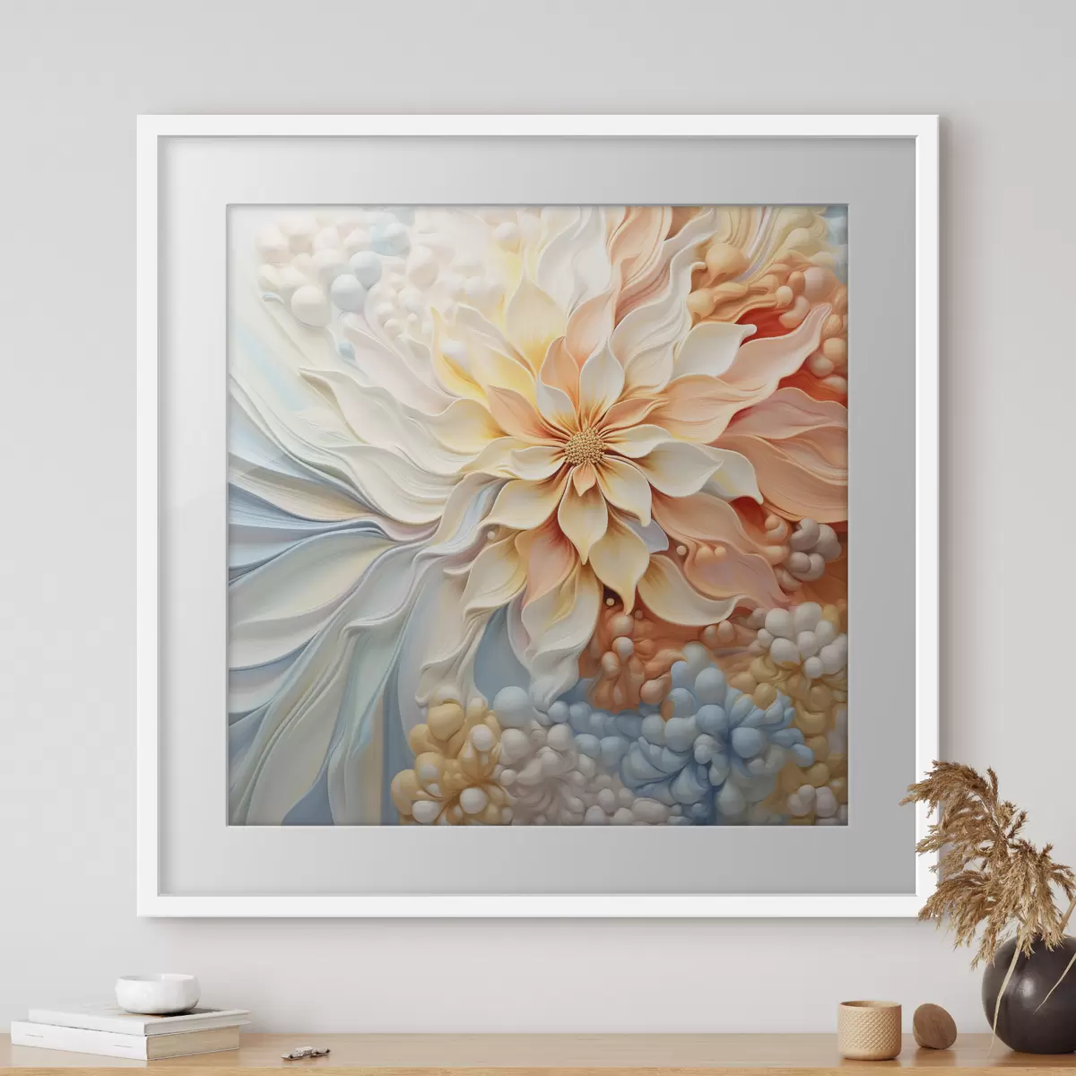 Poster Fiore grande volumetrico f41552