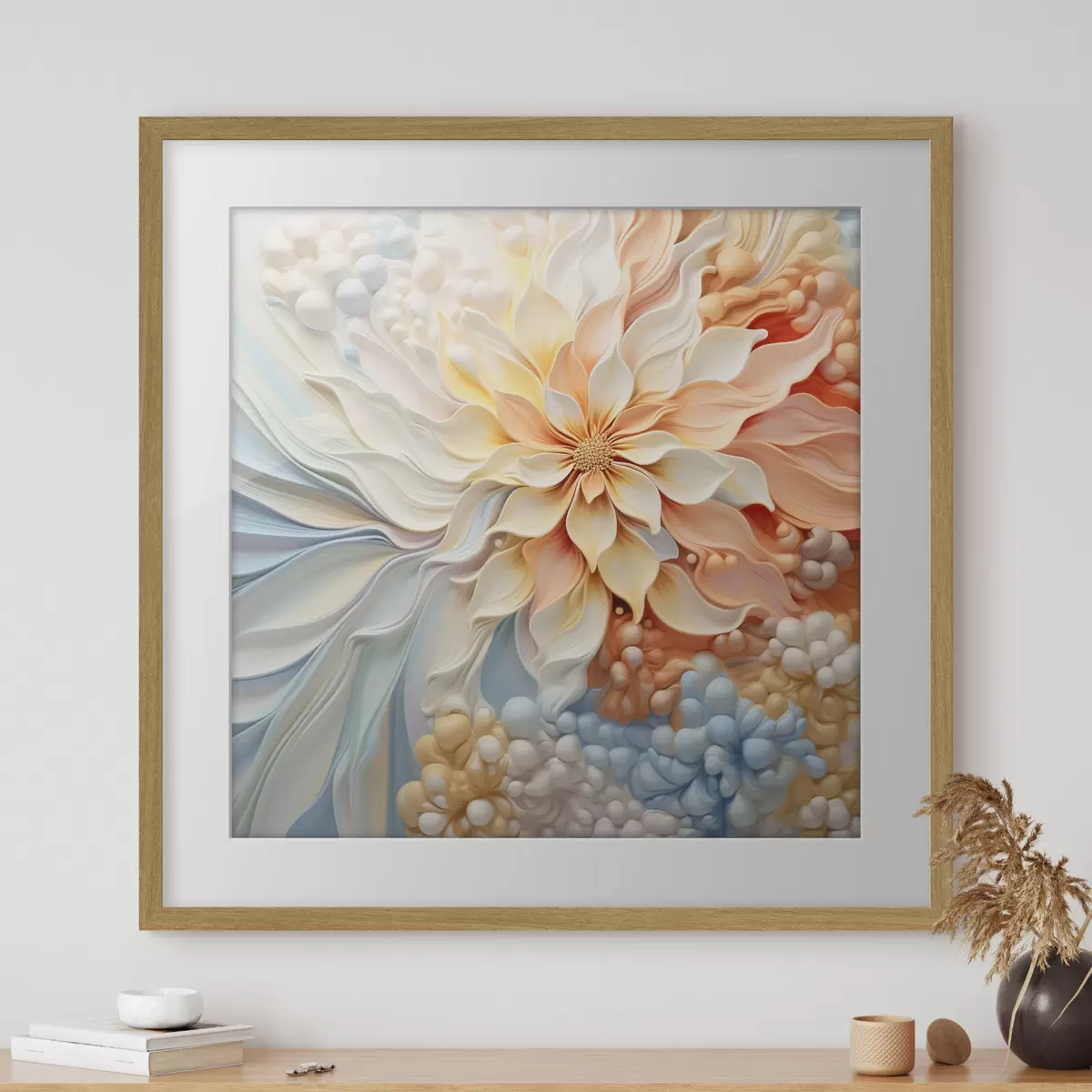 Poster Fiore grande volumetrico f41552