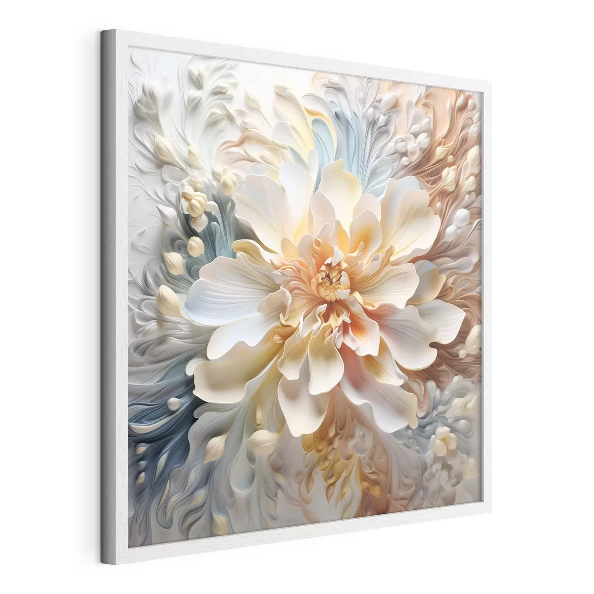 Poster Grande fiore astratto volumetrico f41553