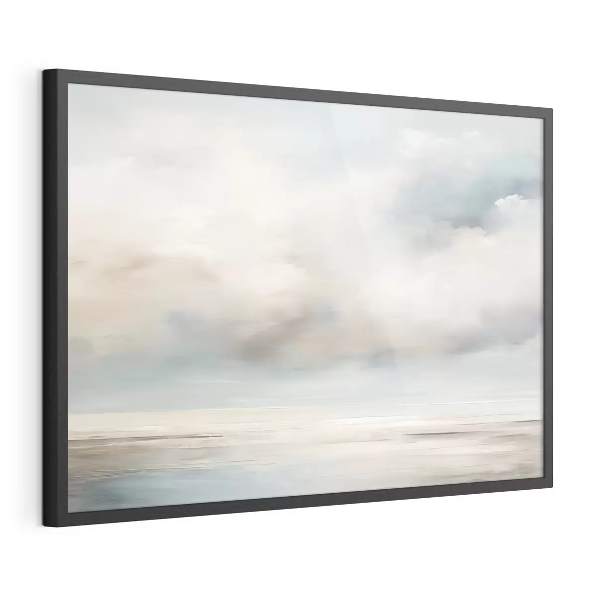 Poster Acquerello mare e nuvole f41602