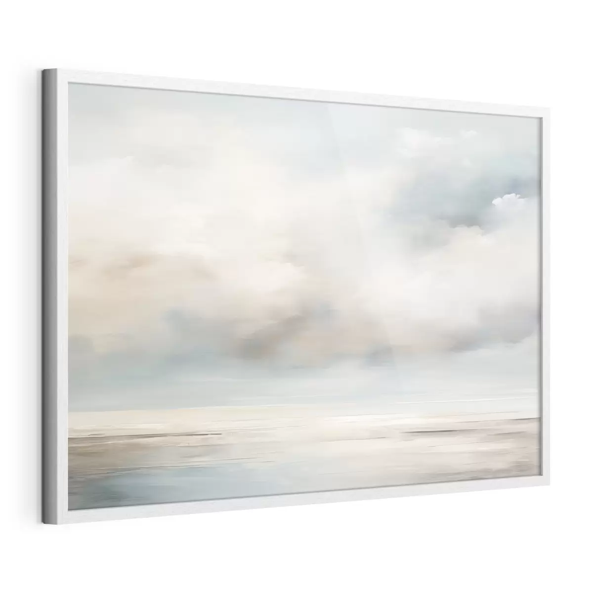 Poster Acquerello mare e nuvole f41602