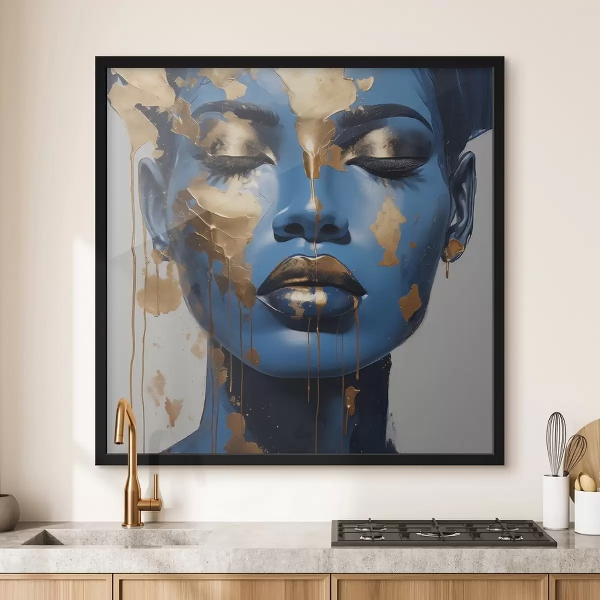 Poster Ritratto di ragazza in pittura f41607