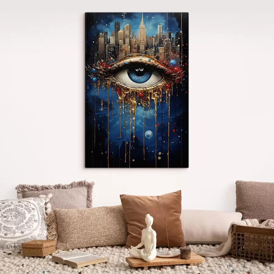 carta da parati Vista astratta della città nr. s41562