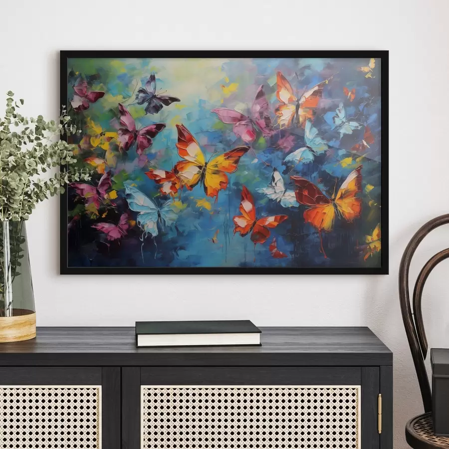 carta da parati Farfalle colorate nr. f41556