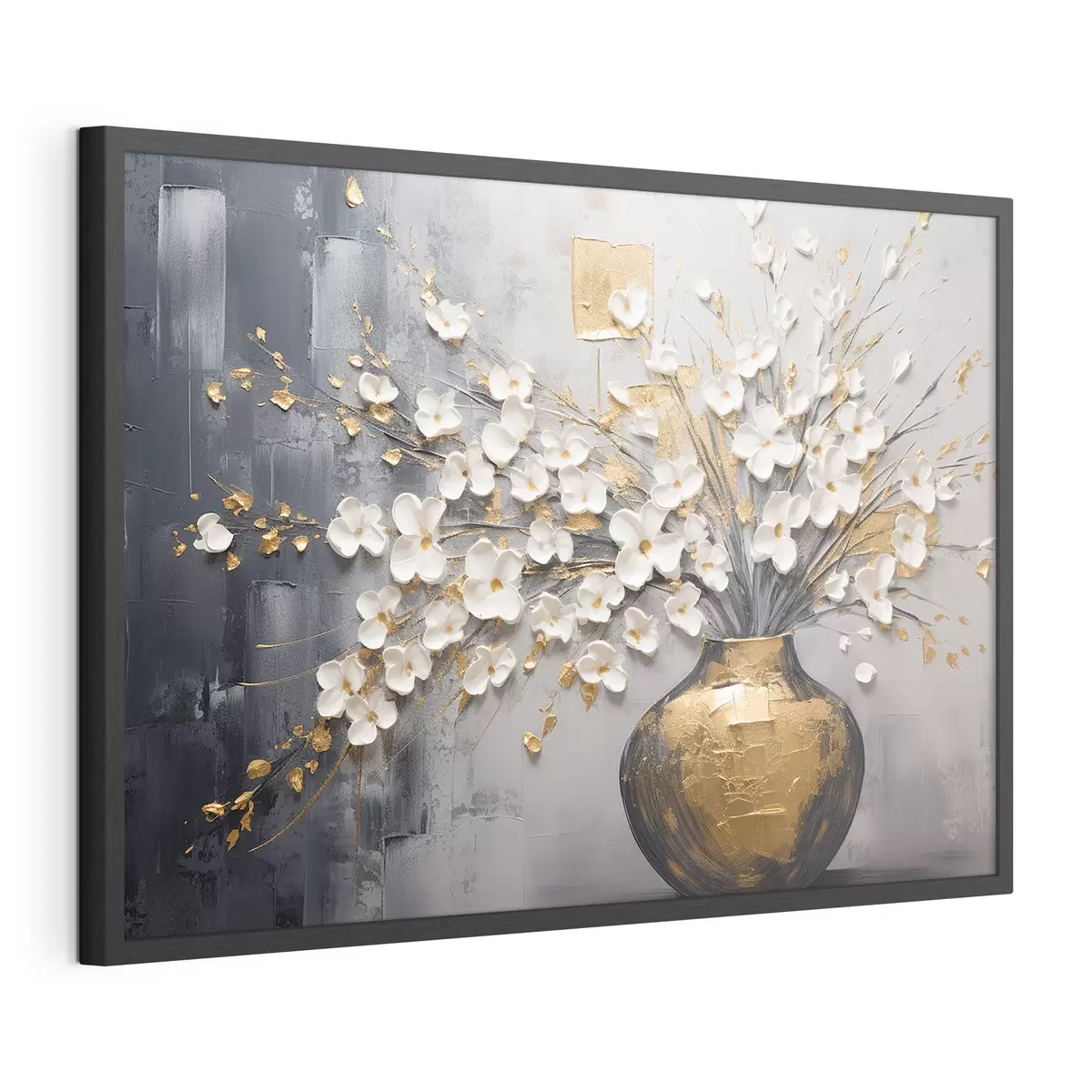 Poster Rami di luce dorata f41558