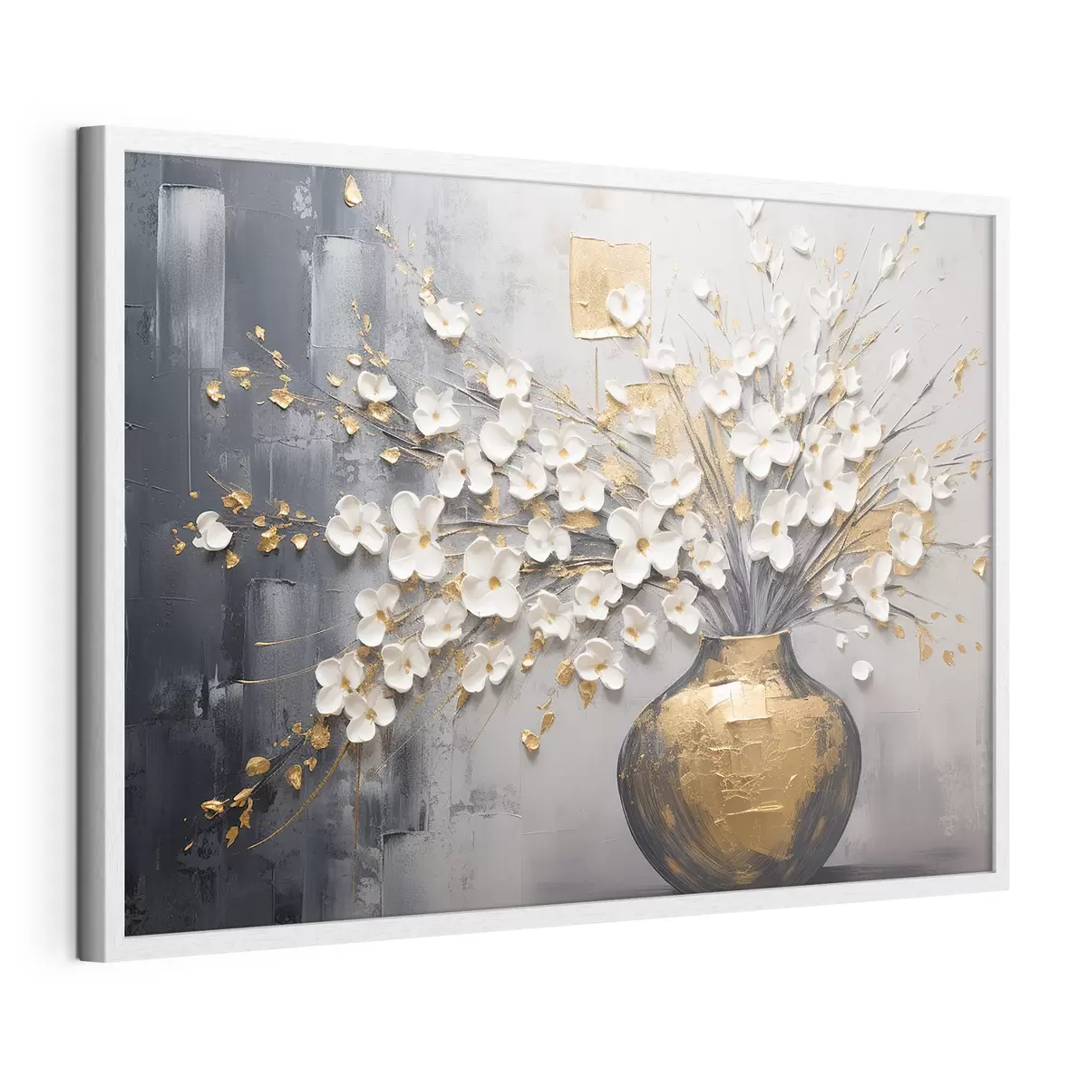 Poster Rami di luce dorata f41558