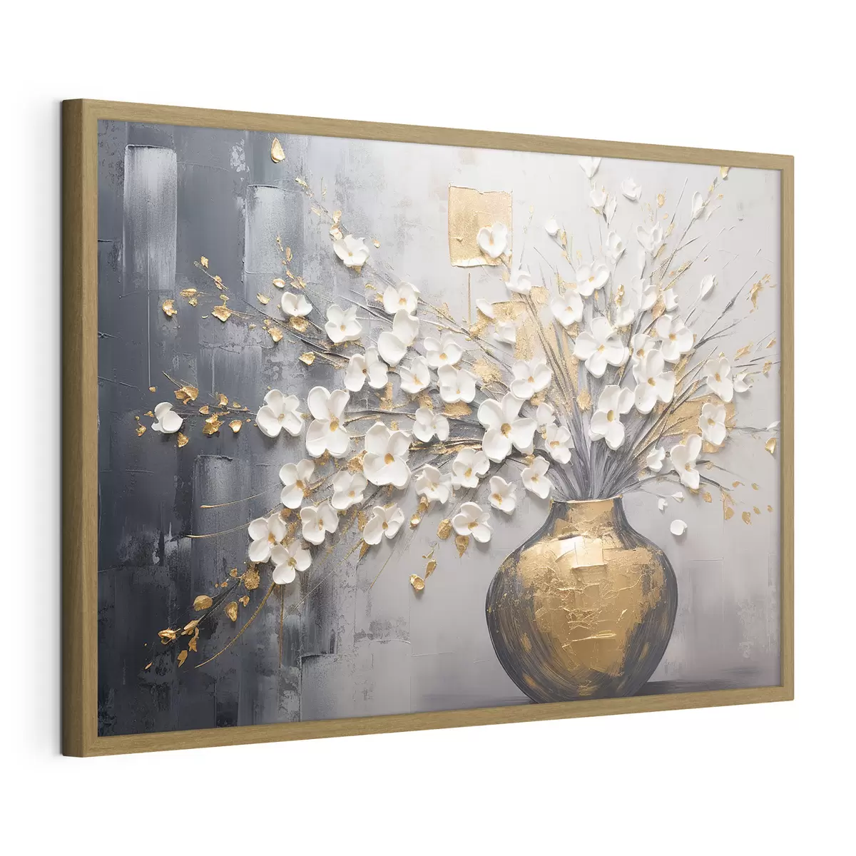 Poster Rami di luce dorata f41558