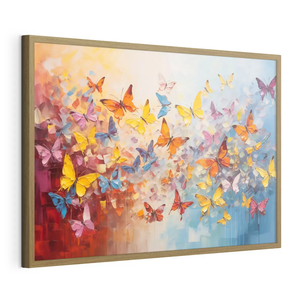 Poster Tante farfalle con la vernice f41561