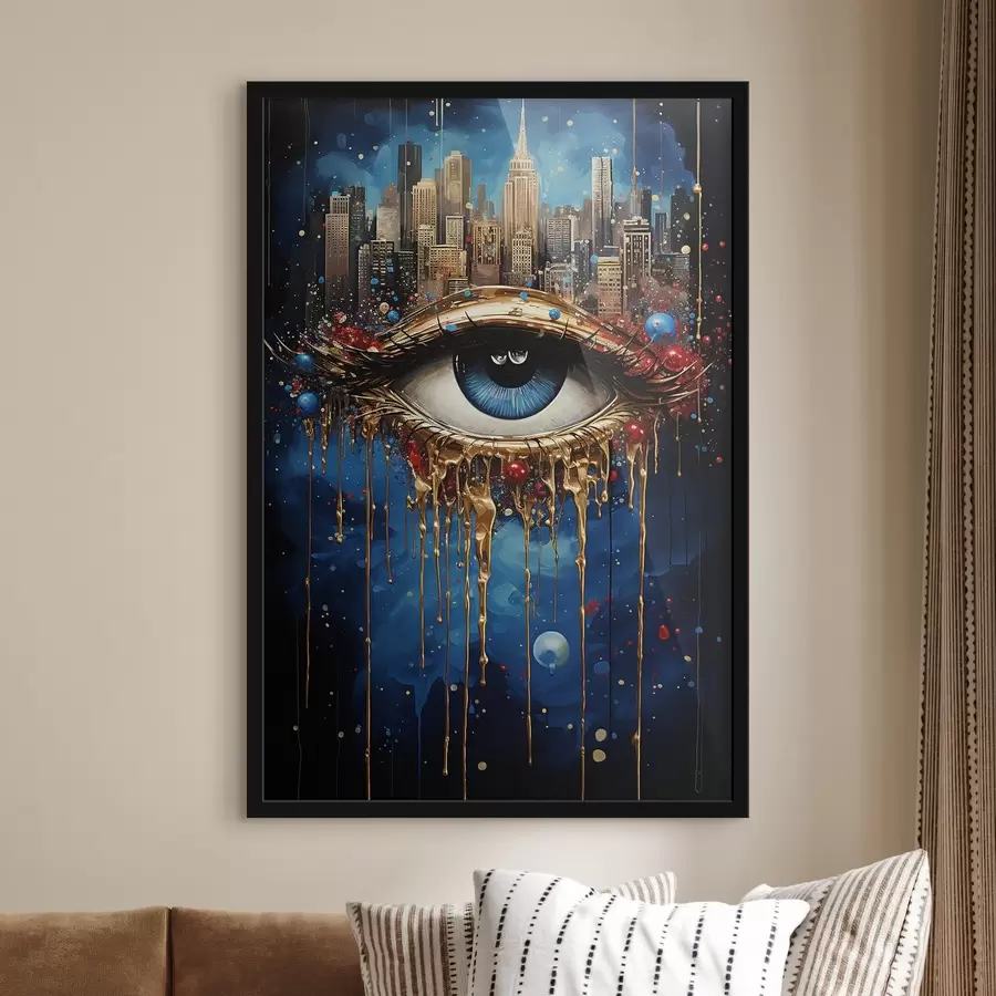 carta da parati Vista astratta della città nr. f41562