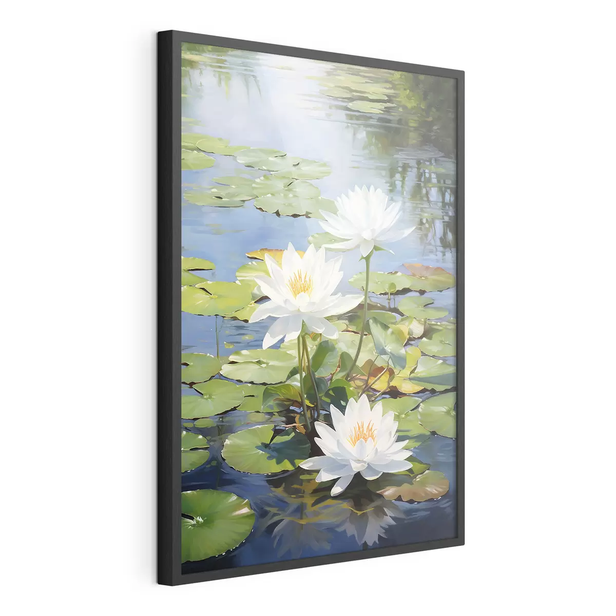 Poster Tre ninfee sull’acqua f41572