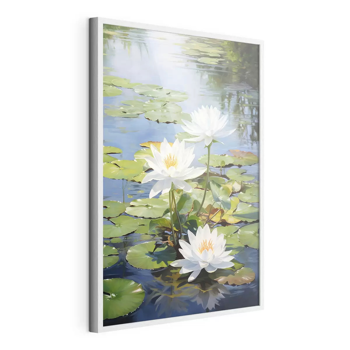 Poster Tre ninfee sull’acqua f41572