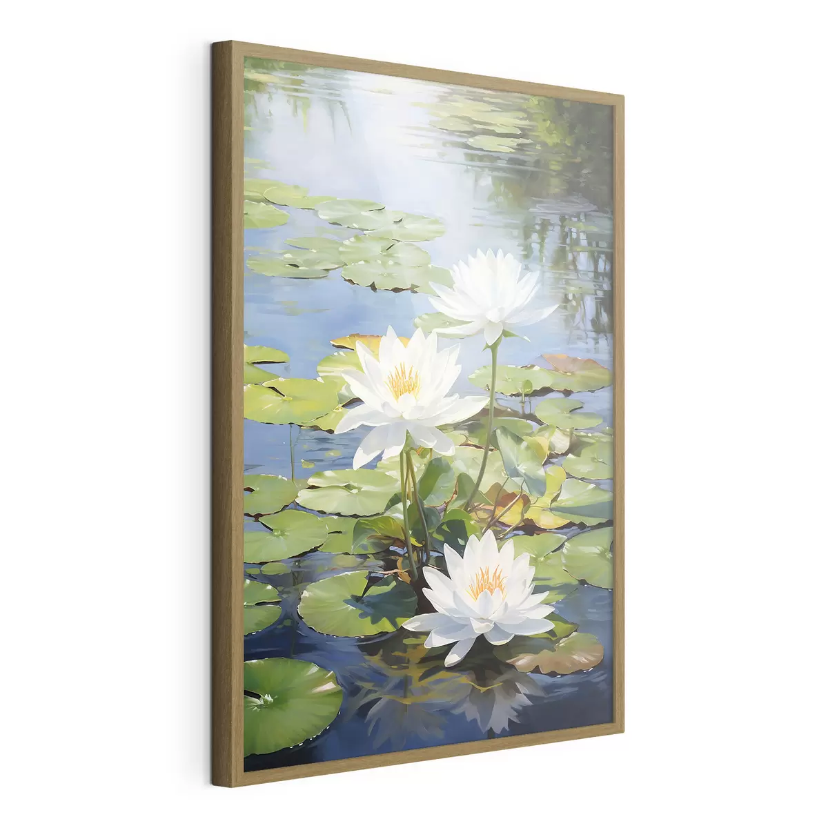 Poster Tre ninfee sull’acqua f41572
