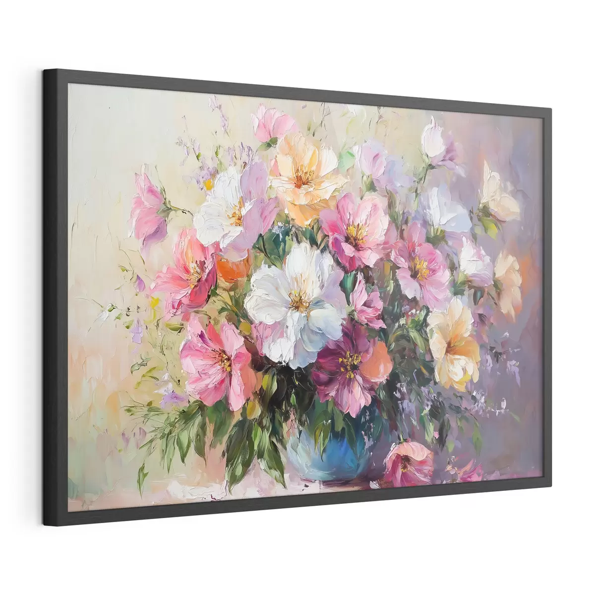 Poster Bouquet da giardino in blu f41630