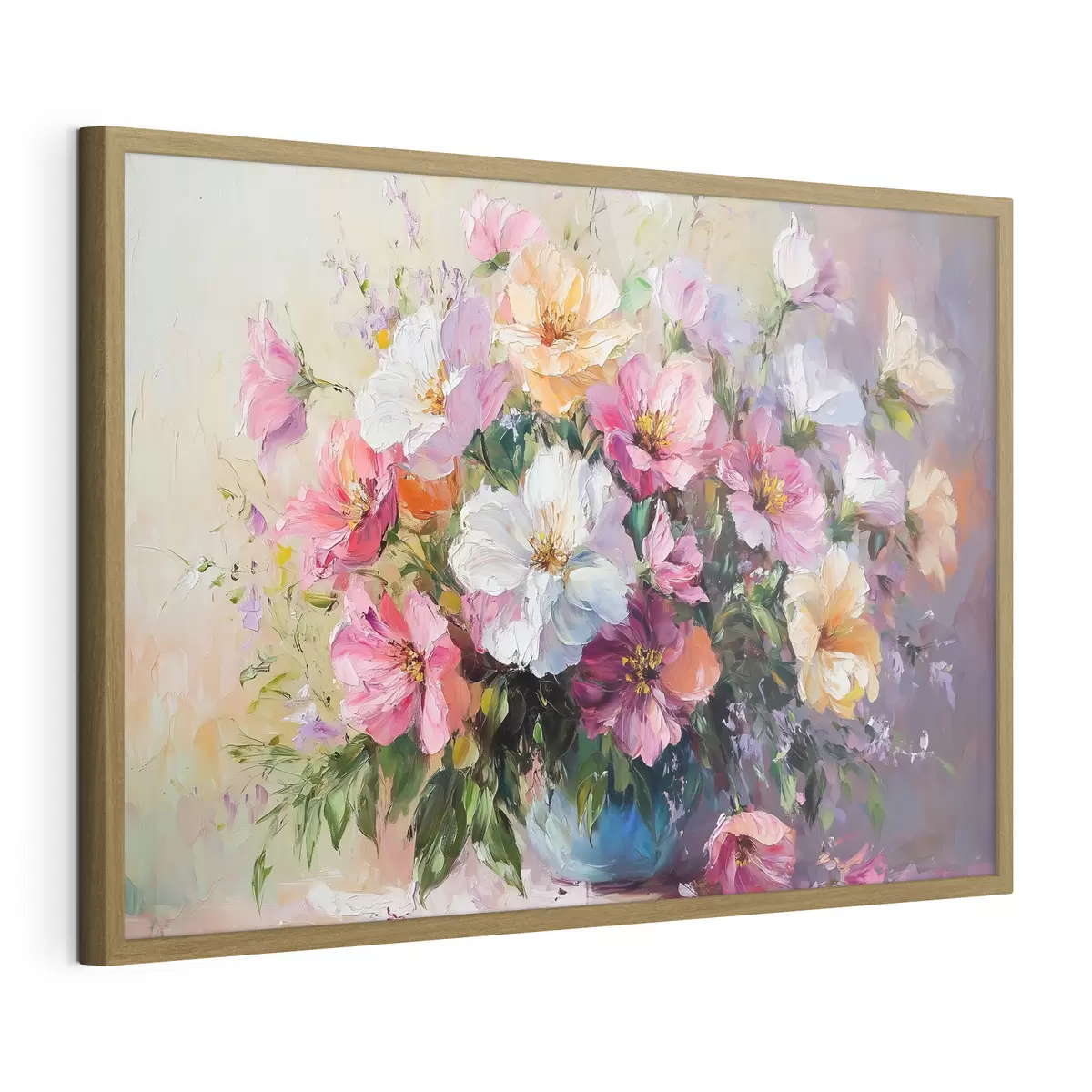 Poster Bouquet da giardino in blu f41630