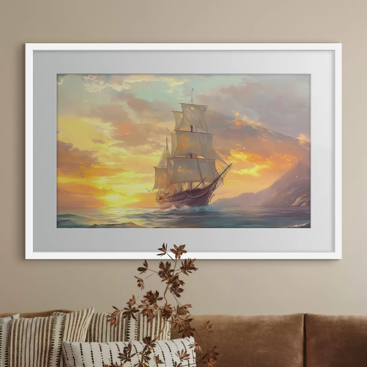 Poster Mare e carezza f41633
