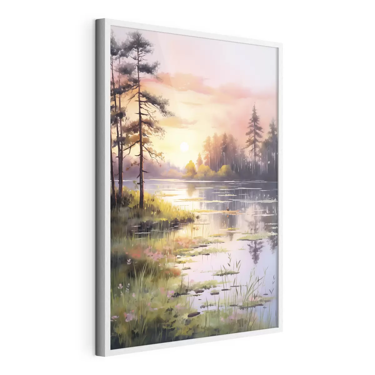 Poster Il lago incontra il sole f41644