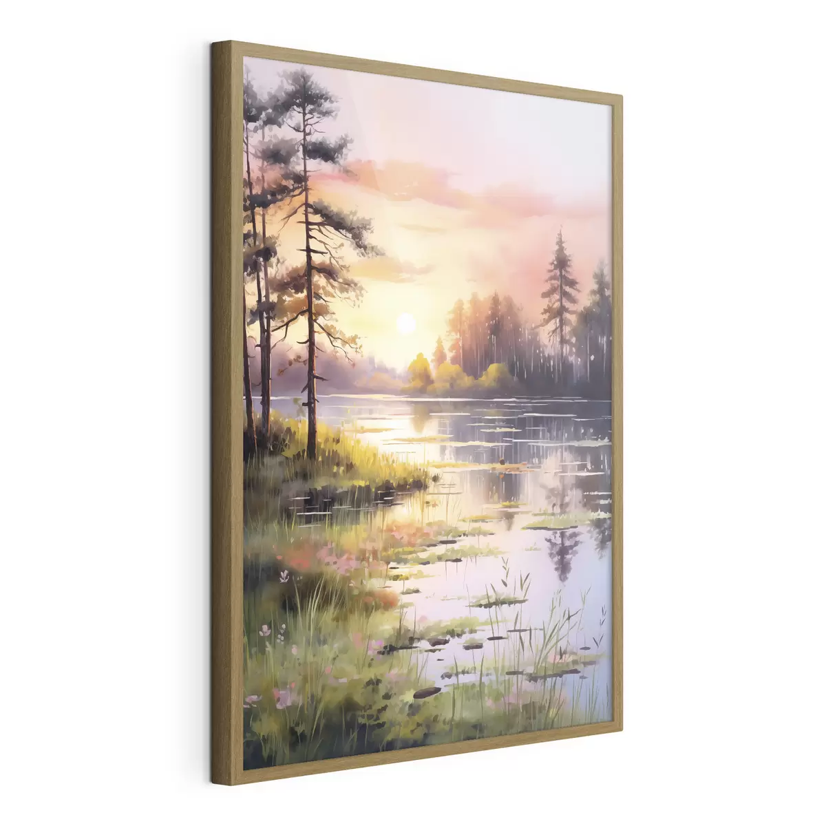 Poster Il lago incontra il sole f41644