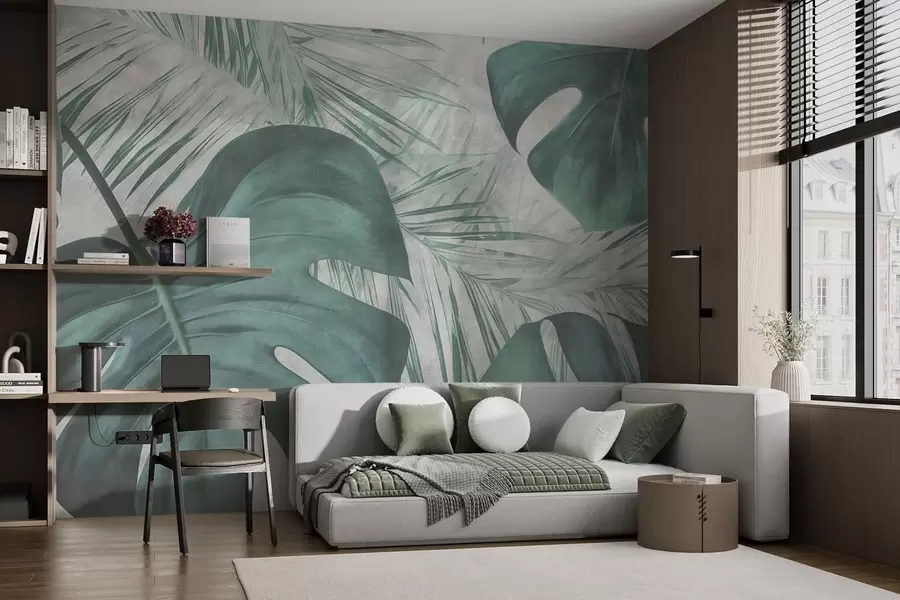 carta da parati Foglie tropicali nr. w01888