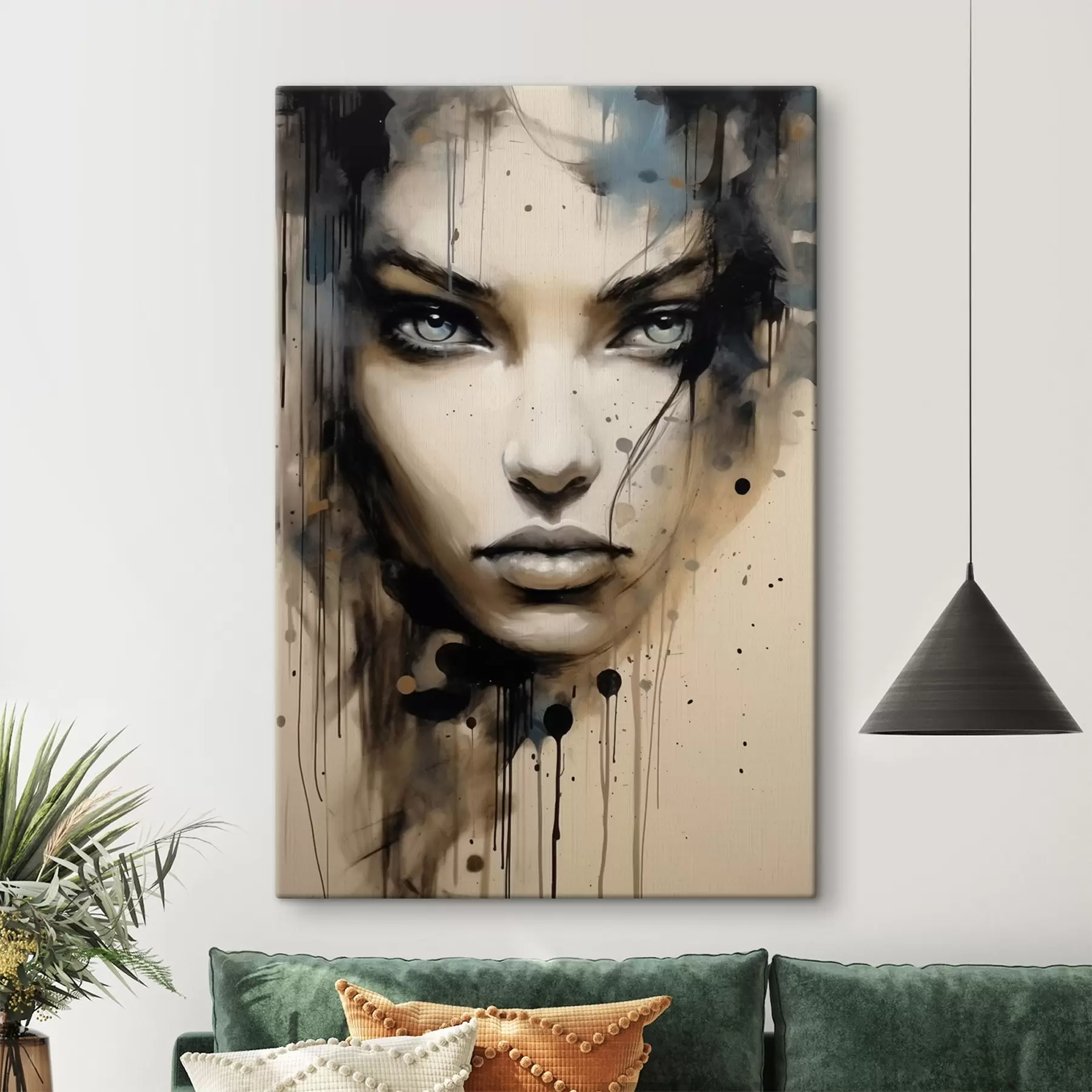 carta da parati Ritratto femminile astratto nr. s41670