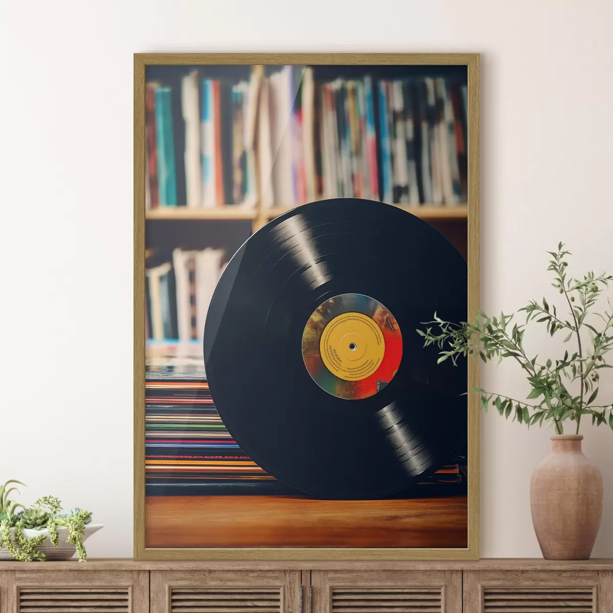 Poster Un pomeriggio in vinile f41669