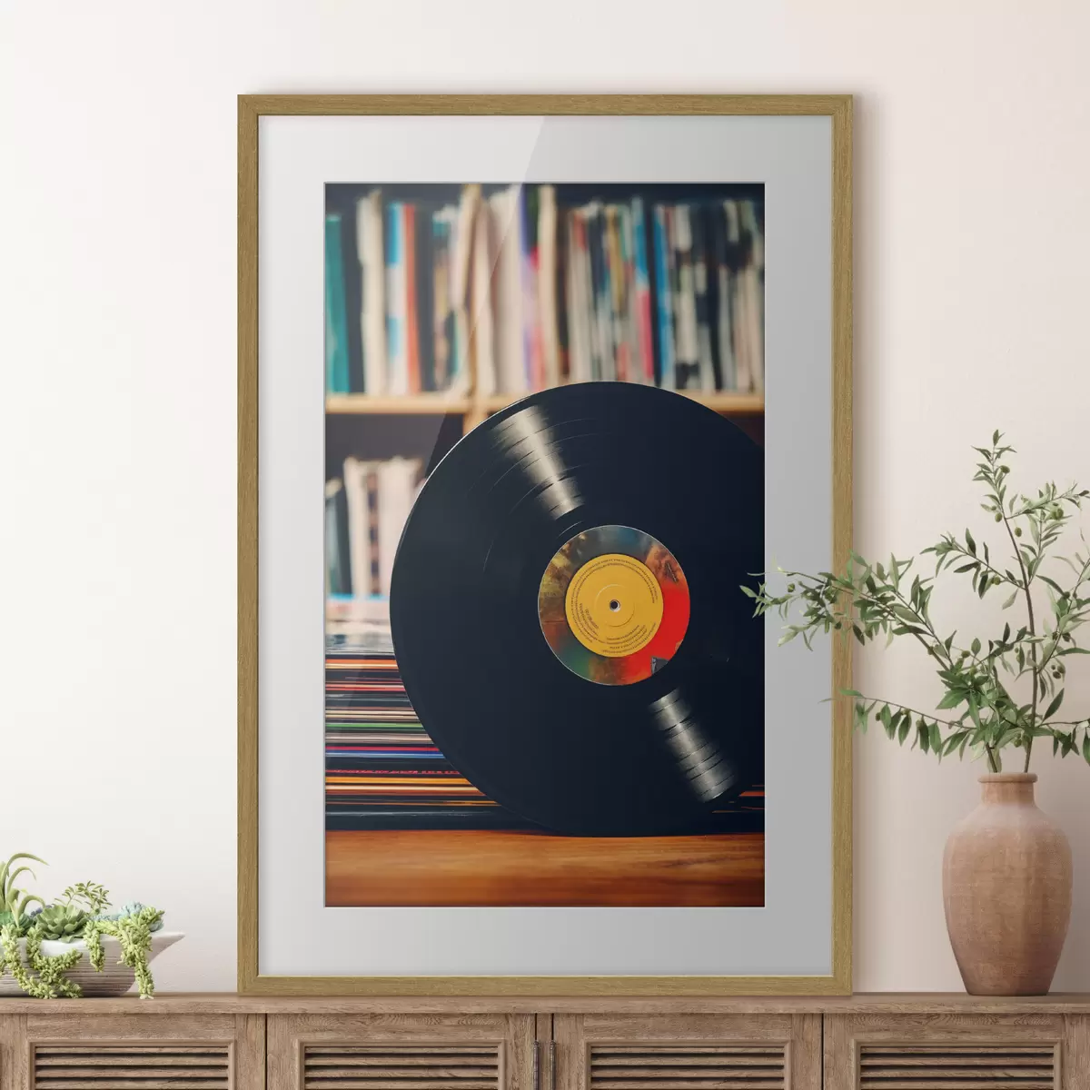 Poster Un pomeriggio in vinile f41669