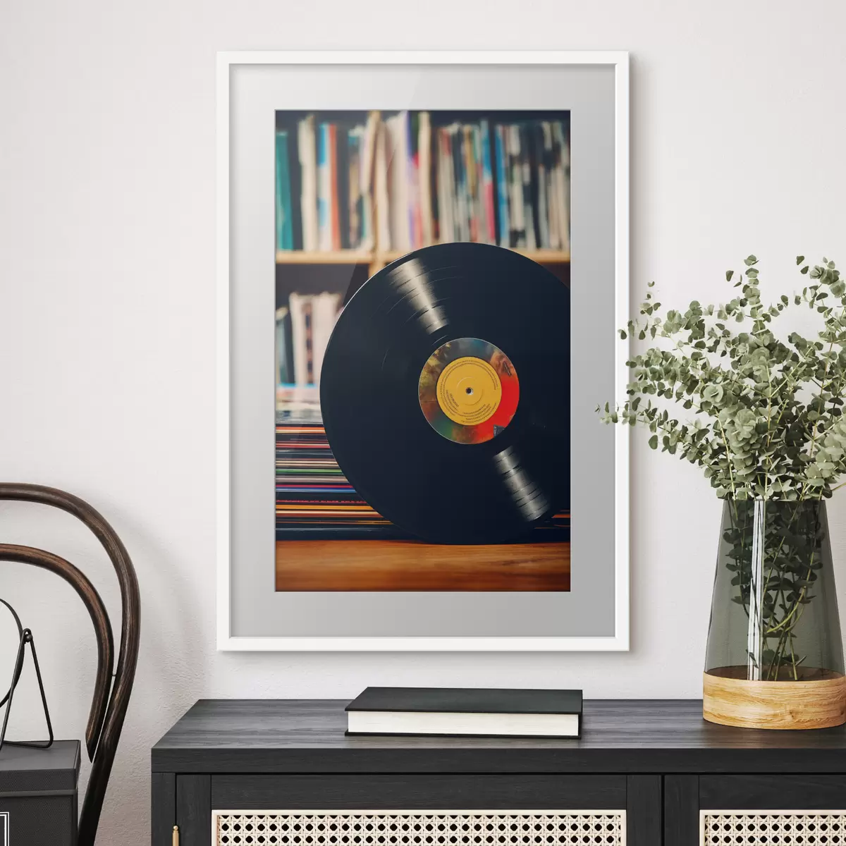 Poster Un pomeriggio in vinile f41669