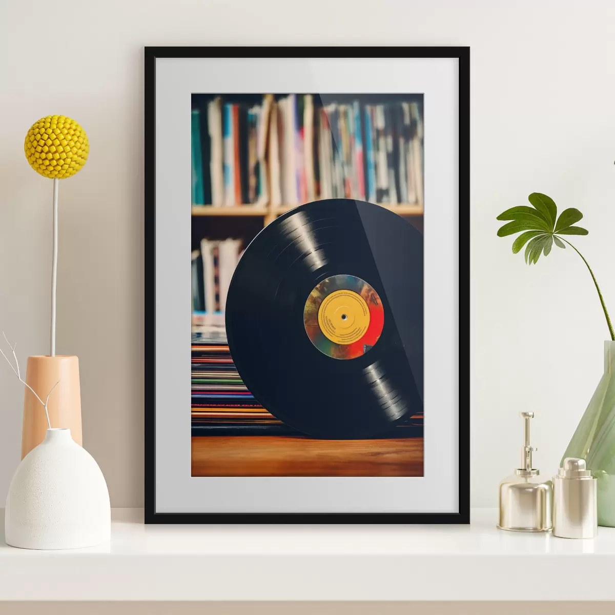 Poster Un pomeriggio in vinile f41669