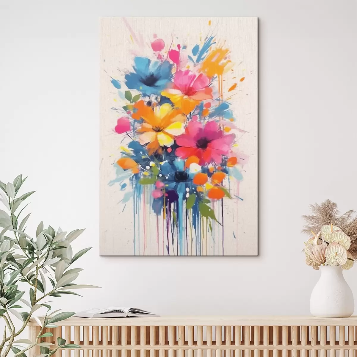 carta da parati Fiori multicolori nr. s41694