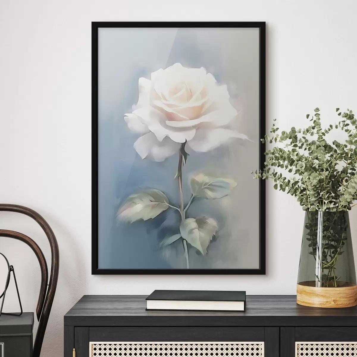 Poster Rosa bianca f41696