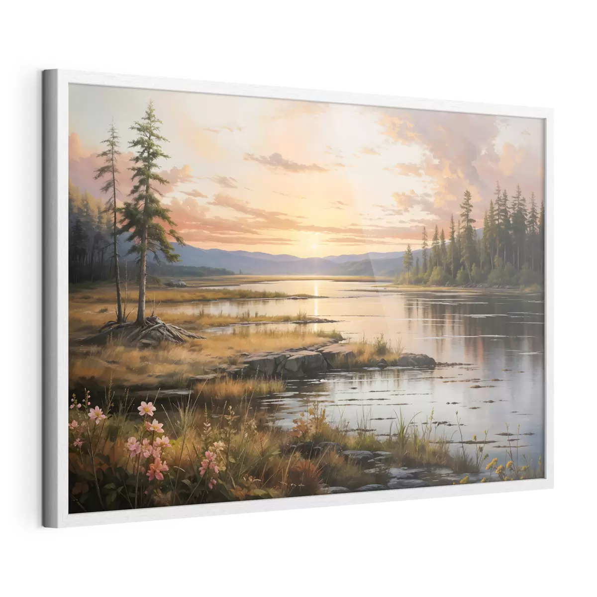 Poster Ultima luce sul lago f41733