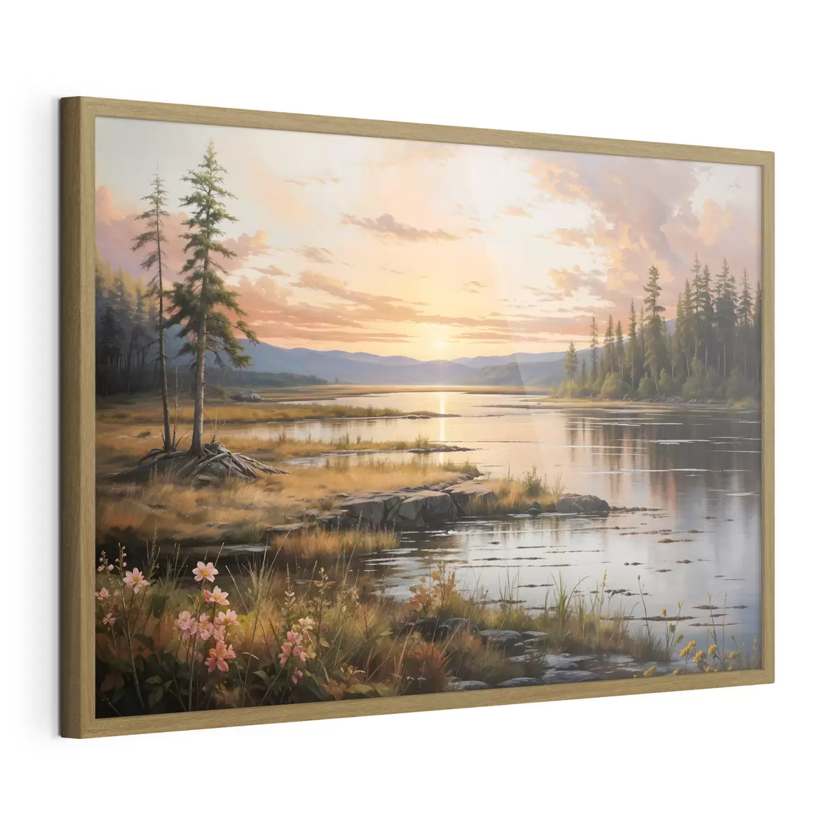 Poster Ultima luce sul lago f41733