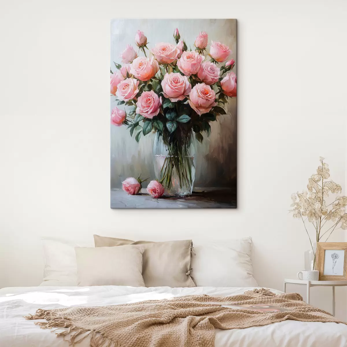 carta da parati Bouquet di rose in vaso nr. s41749