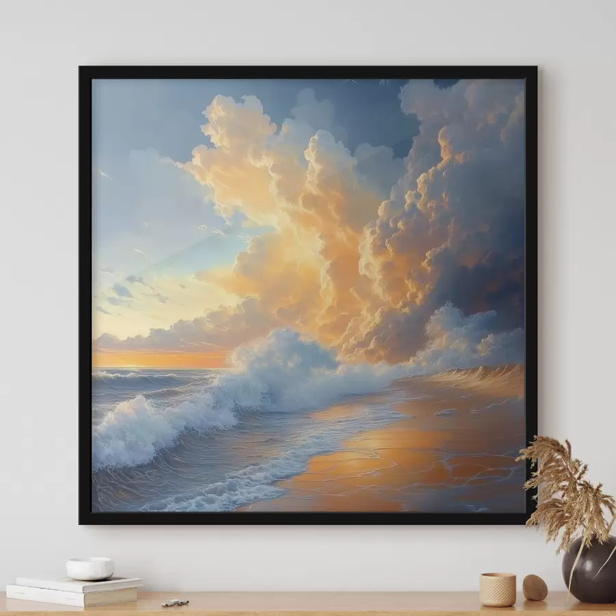 carta da parati L'alba sul mare nr. f41757