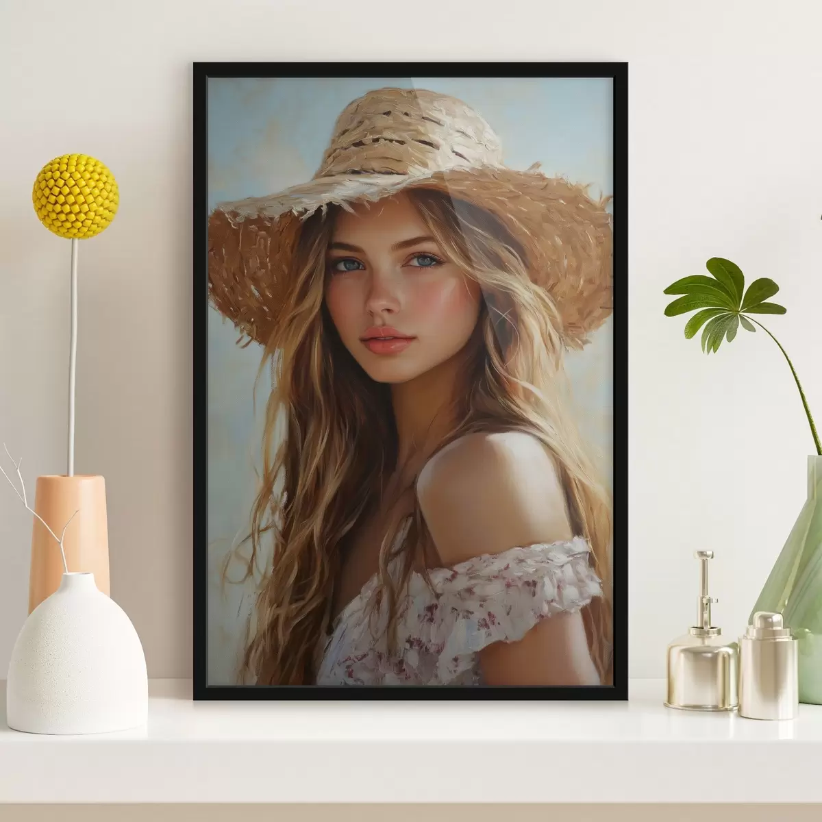 Poster Ragazza con cappello f41758
