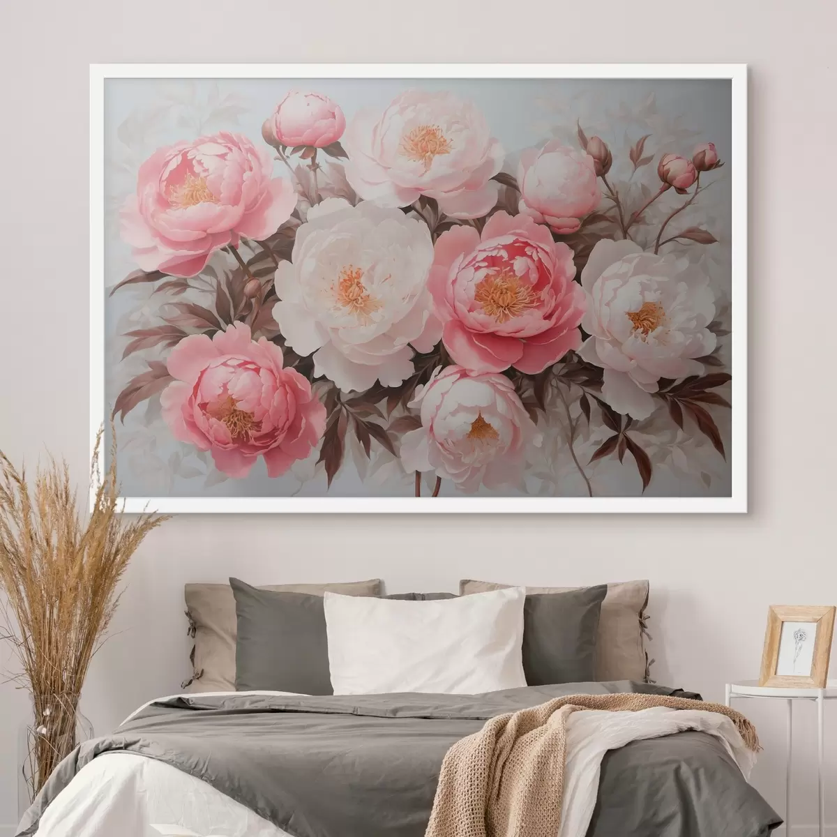 Poster Bouquet di fiori nella nebbia f41532