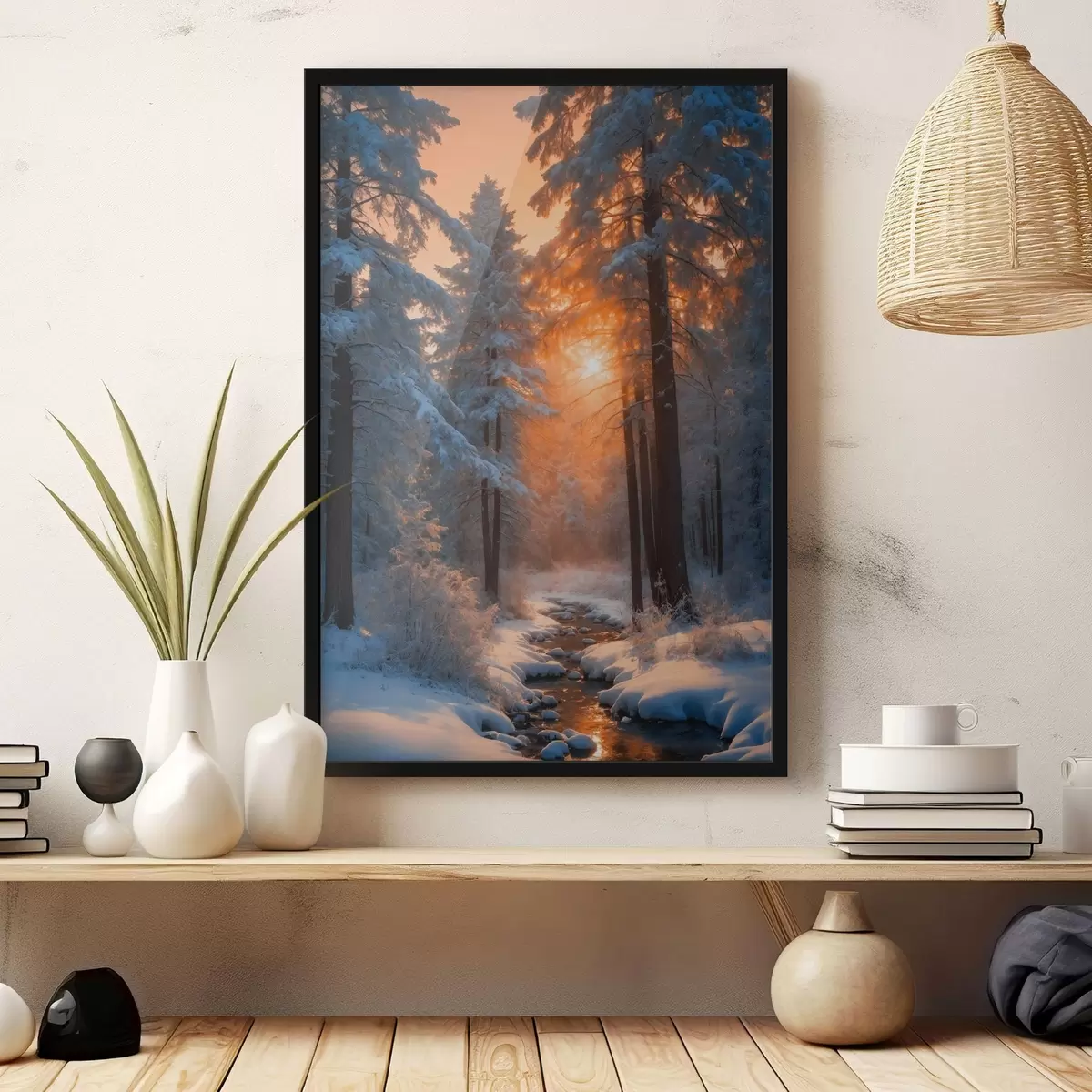 Poster Torrente in inverno estate f41590