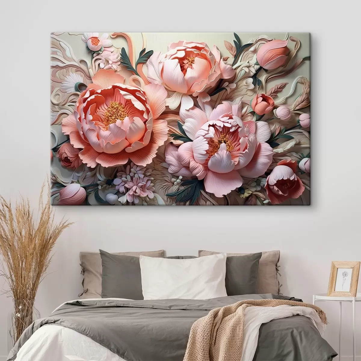 carta da parati Peonie lussureggianti nei toni del rosa nr. s41859