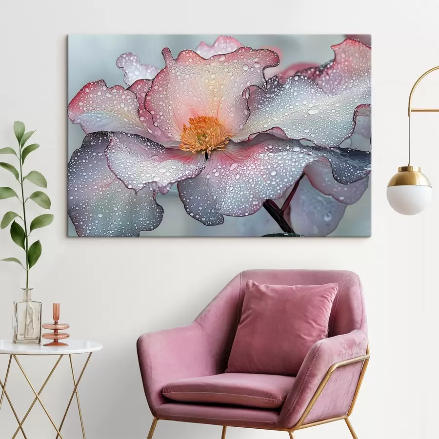 carta da parati Fiore con rugiada sui petali nr. s41872