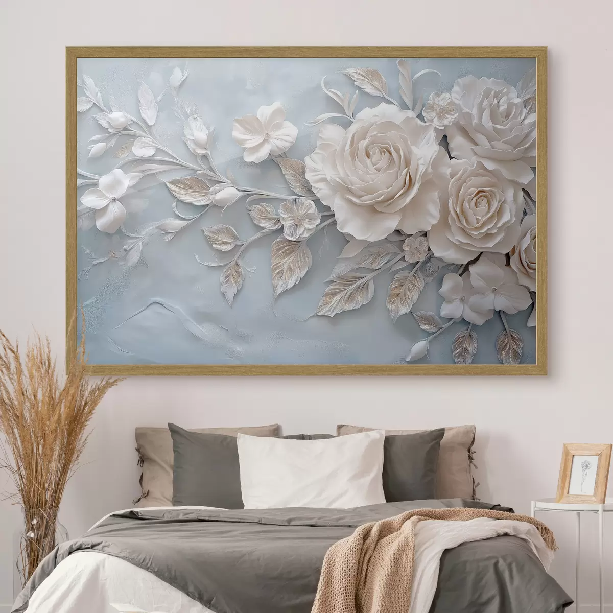 Poster Composizione floreale in toni neutri f41858