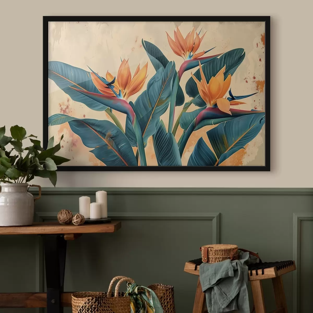 Poster Banani tropicali f41863