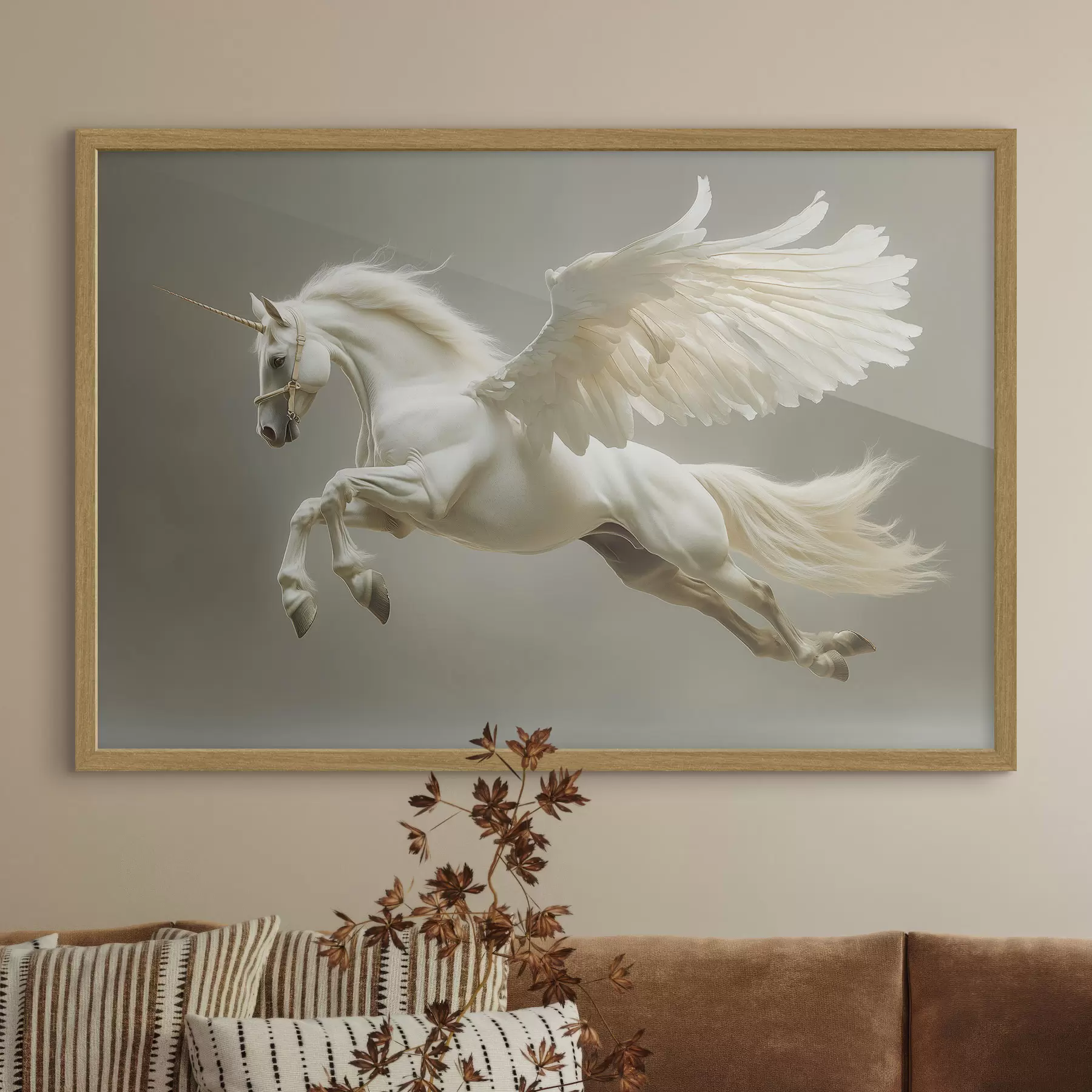 carta da parati Saltare Pegaso, un cavallo alato nr. f41875