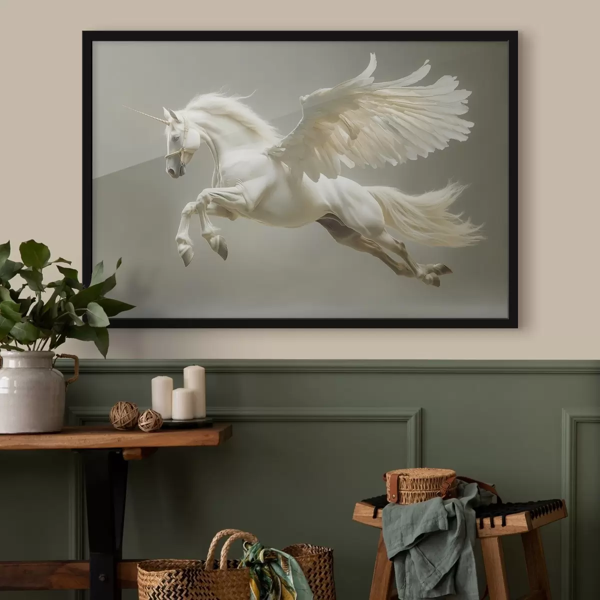 Poster Saltare Pegaso, un cavallo alato f41875