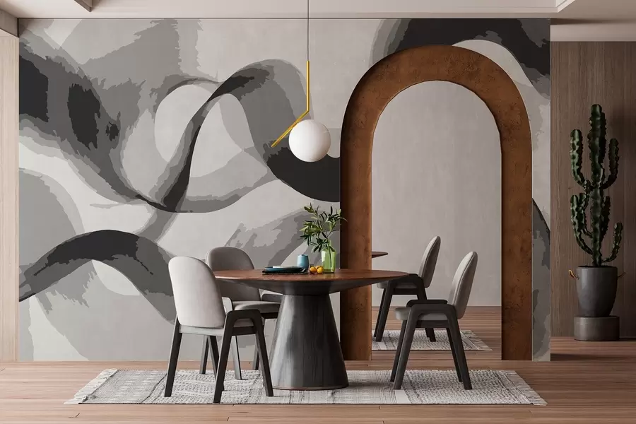 Carta da parati Moderno Onde astratte n. w02304