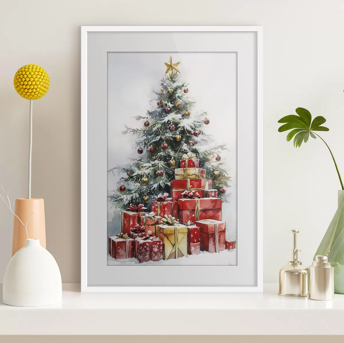 Poster Sotto l’albero di Natale f41953